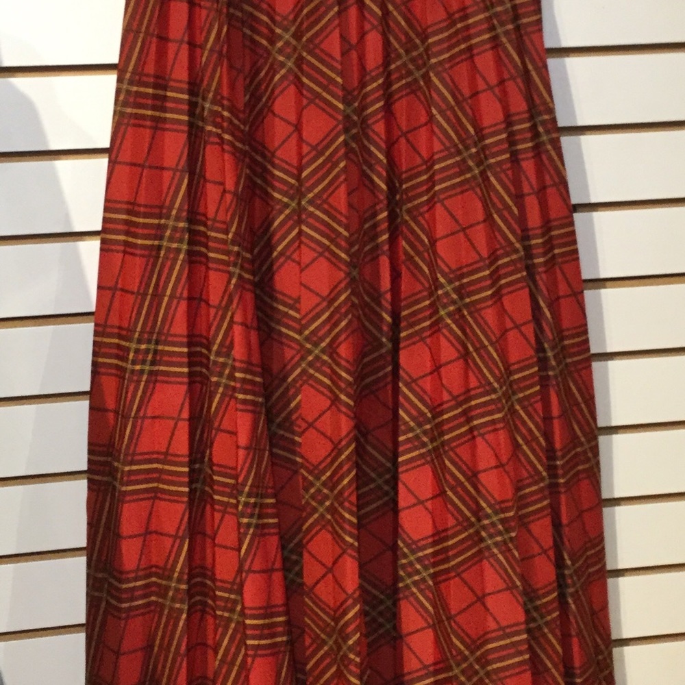 Vintage 1970’s plaid maxi skirt - Picture 3 of 5